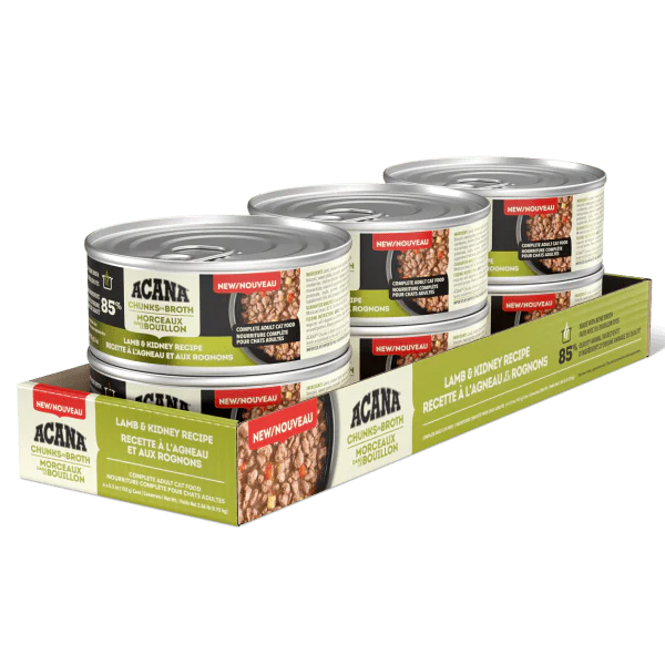 ACANA Chunks in Broth Lamb & Kidney Recipe Canned Cat Food, 5.5oz - Image 6