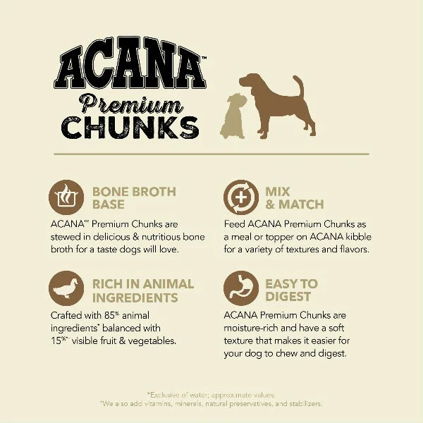 ACANA Premium Chunks Duck Recipe Canned Dog Food - Image 3