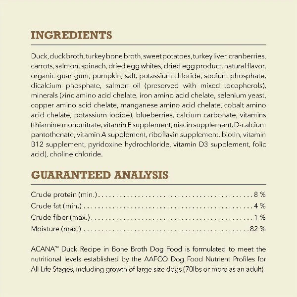 ACANA Premium Chunks Duck Recipe Canned Dog Food - Image 5