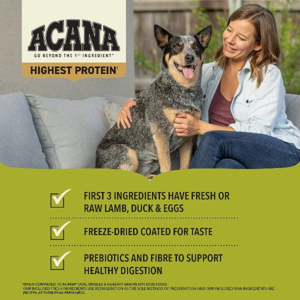 ACANA Highest Protein Grasslands Recipe Dry Dog Food - Image 3