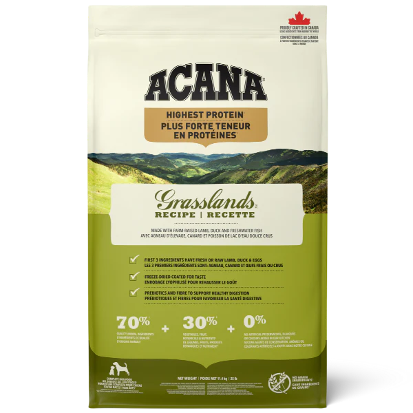 ACANA Highest Protein Grasslands Recipe Dry Dog Food - Image 5