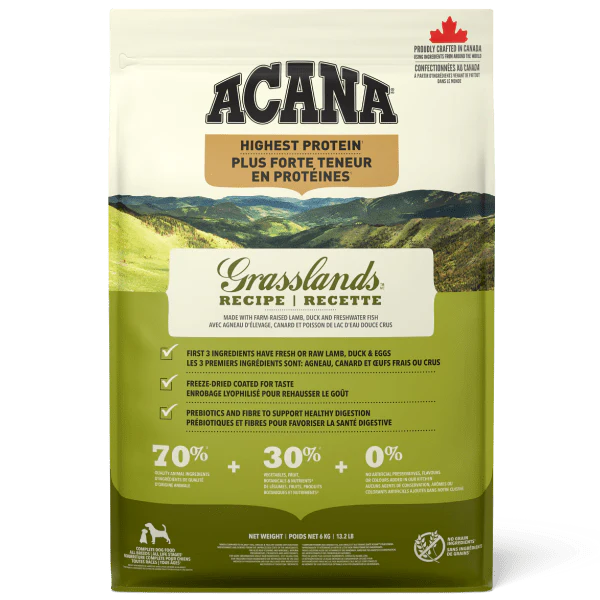 ACANA Highest Protein Grasslands Recipe Dry Dog Food - Image 6