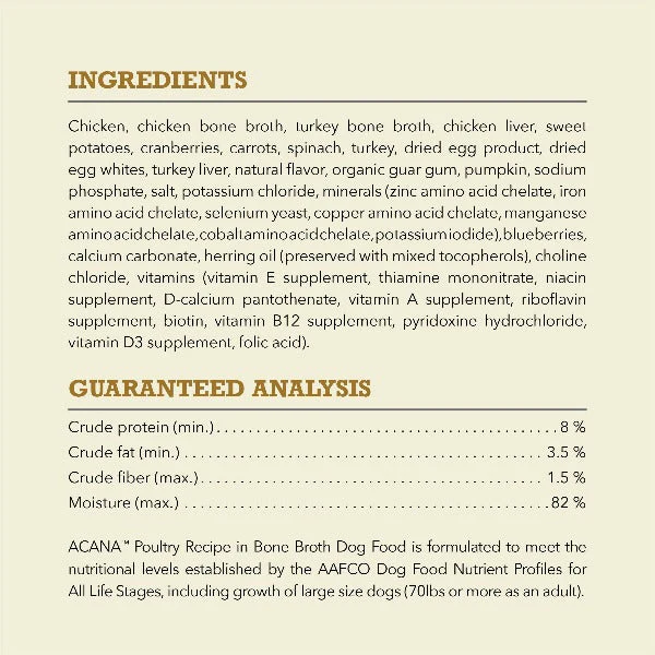 ACANA Premium Chunks Poultry Recipe Canned Dog Food - Image 5