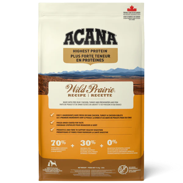 ACANA Highest Protein Wild Prairie Recipe Dry Dog Food - Image 5