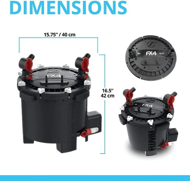 Fluval FX4 High Performance Canister Filter - Image 6