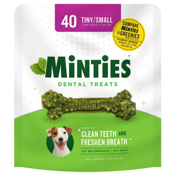 Minties Tiny/Small Dental Bones for Dogs - Image 5