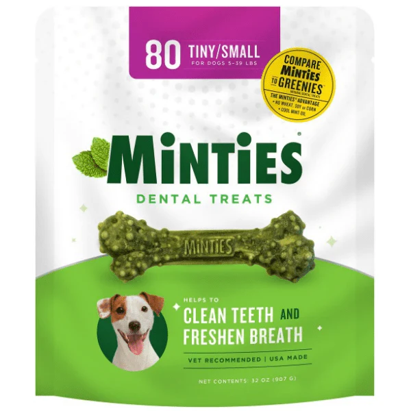 Minties Tiny/Small Dental Bones for Dogs - Image 6